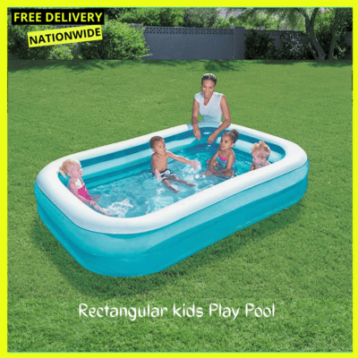 Bestway Rectangular Play Pool + Inflatable Pump