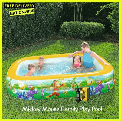 Bestway Mickey Mouse Family Pool ‘103″ x 69″ x 20″ Family Pool